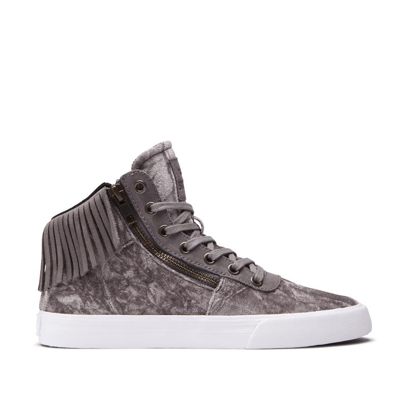 Supra CUTTLER Sneaker High Damen Grau Lagerverkauf FDXIL3574